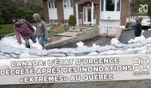 Canada: L’Etat d’urgence décrété après des inondations «extrêmes»  au Québec