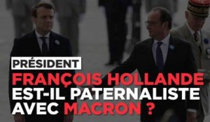 Hollande est-il paternaliste avec Macron ?
