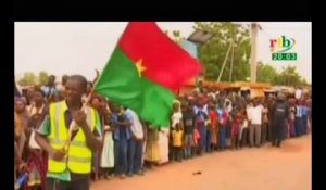 Arrivée du Président Roch Marc christian Kaboré à Kaya pour la 20ème édition de la Journée Nationale du Paysan