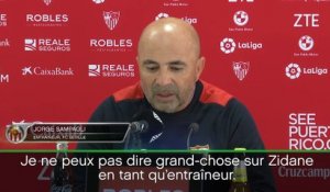 Séville - Sampaoli: "Je ne connais pas Zidane l’entraîneur"