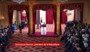 "Nos institutions doivent retrouver aux yeux des Français l'efficacité" déclare Macron