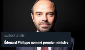 L'annonce de la nomination d'Édouard Philippe comme premier ministre