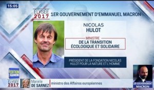 Gouvernement: ce qu'implique l'arrivée de Nicolas Hulot au gouvernement