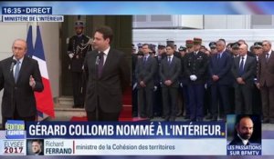 "Mon premier devoir sera de protéger" Les premiers mots de Gérard Collomb, ministre de l'Intérieur