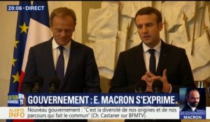 Emmanuel Macron réaffirme son souhait de "refonder une politique européenne ambitieuse"
