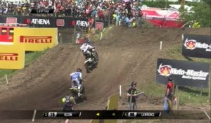 MXGP of Germany Jonass, Olsen & Lawrence battle at last lap