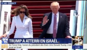 Donald Trump est arrivé en Israël