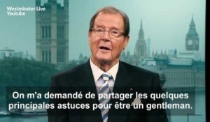 Les cinq conseils de Roger Moore pour être un parfait gentleman