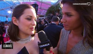 Marion Cotillard "Ca fait sept ans que je viens et je me sens très chanceuse" - Festival de Cannes 2017