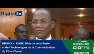 [INTERVIEW] - IT Forum Sénégal 2016 - Bruno N. Koné : Ministre Poste et TIC de Côte d’Ivoire