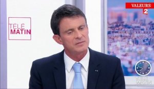 Valls agacé par une question sur la “vengeance” de Hamon