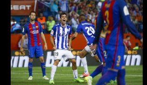 Le coup franc incroyable du Français Théo Hernandez face au FC Barcelone (vidéo)