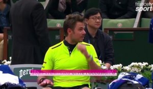 VIDÉO. Un jour à Roland (2/15) : ce 29 mai où Stan Wawrinka a joué avec un ramasseur de balle