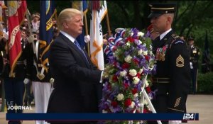 Donald Trump au cimetière d'Arlington à l'occasion du Memorial Day