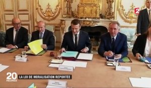 La loi de moralisation de la vie publique reportée