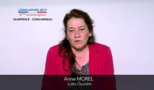 Législatives 2017. Anne Morel : 8e circonscription du Finistère (Quimperlé-Concarneau)