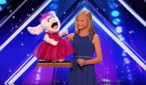 Cette fillette de 12 ans fait un numéro de ventriloque incroyable - Americas Got Talent