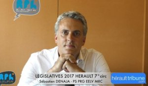 ELECTIONS LEGISLATIVES 2017 - Sébastien DENAJA - AGDE - SETE - 7° CIRCONSCRIPTION -