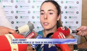 Roland Garros – Cornet : "C’est plaisant d’avoir ce niveau de jeu"