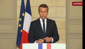 La réaction d'Emmanuel Macron au retrait des États-Unis de l'accord de Paris