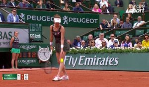 Roland-Garros 2017 : Cornet récite une partition fantastique (6-2, 5-1)