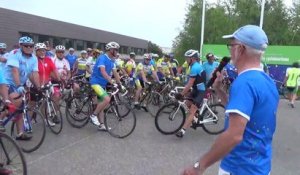 Départ de la randonnée de la Fête du vélo à Troyes samedi 3 juin 2017