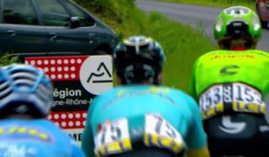 4 coureurs dans l'échappée / 4 riders in the breakaway - Étape 2 / Stage 2 - Critérium du Dauphiné 2017