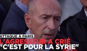 Gérard Collomb sur l'attaque à Notre-Dame : "L'attaquant a crié 'c'est pour la Syrie'"