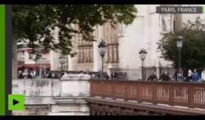 Notre-Dame de Paris : Scène de panique après l’agression du policier (Vidéo)