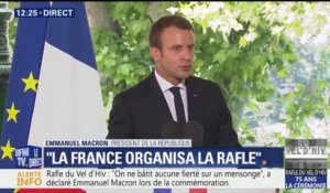"C'est bien la France qui organisa" la rafle du Vel d'Hiv, déclare Emmanuel Macron