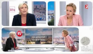 Marine Le Pen souhaite "une enquête parlementaire sur les relations entre certains élus" et le Qatar