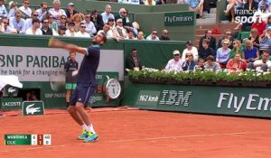 Roland-Garros 2017 : Le retour surpuissant de Wawrinka pour encore breaker Cilic ! (6-3, 2-0)