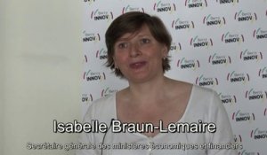 Isabelle Braun-Lemaire, Secrétaire générale des Ministères Economiques et Financiers présente Bercy INNOV