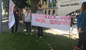Grève à l'ADMR de Vendée
