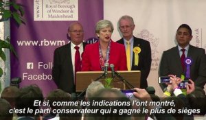 Grande-Bretagne: May et Corbyn réagissent aux résultats