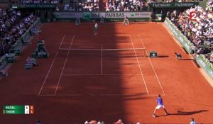 Roland-Garros 2017 : Thiem doit jouer à la perfection pour faire le moindre point (6-3, 3-1)