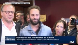 Répression des journalistes en Turquie: Mathias Depardon de retour en France