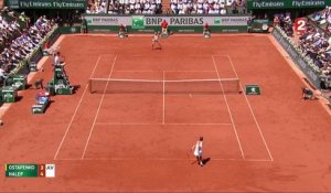 Roland-Garros 2017 : Un point de folie et Ostapenko résiste à Halep ! (4-4)