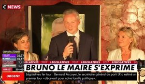 Déclaration de Bruno Le Maire dans sa circonscription de l'Eure