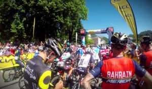 GoPro onboard camera / Caméra embarquée GoPro - Critérium du Dauphiné 2017