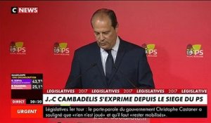 Législatives - Pour TF1 et France 2, le PS n'existe déjà plus ! Ces chaînes n'ont pas diffusé le discours Cambadélis hie