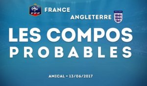 France-Angleterre : les compos probables