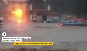 VIDEOS. Orages : d'importantes inondations en Haute-Loire