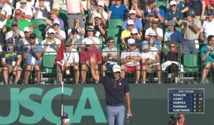 Golf - US Open - Adam Scott finit sa journée sur un superbe putt pour eagle