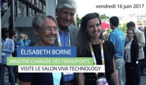 "Il faut vraiment miser sur l'innovation dans le domaine de la mobilité", Elisabeth Borne au salon Viva Technology