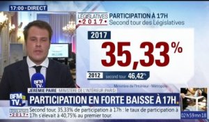Législatives 2017: à 17 heures, le taux de participation est de 35,33%