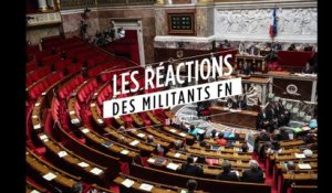 Les réactions des militants du Front national à Hénin-Beaumont