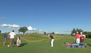 Golf - US Open - Harman frôle le trou en un