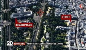 Minute par minute l'attentat à la voiture piégée sur les Champs Elysées