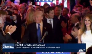 Conflit israélo-palestinien: Jason Greenblatt et Jared Kushner en visite en Israël